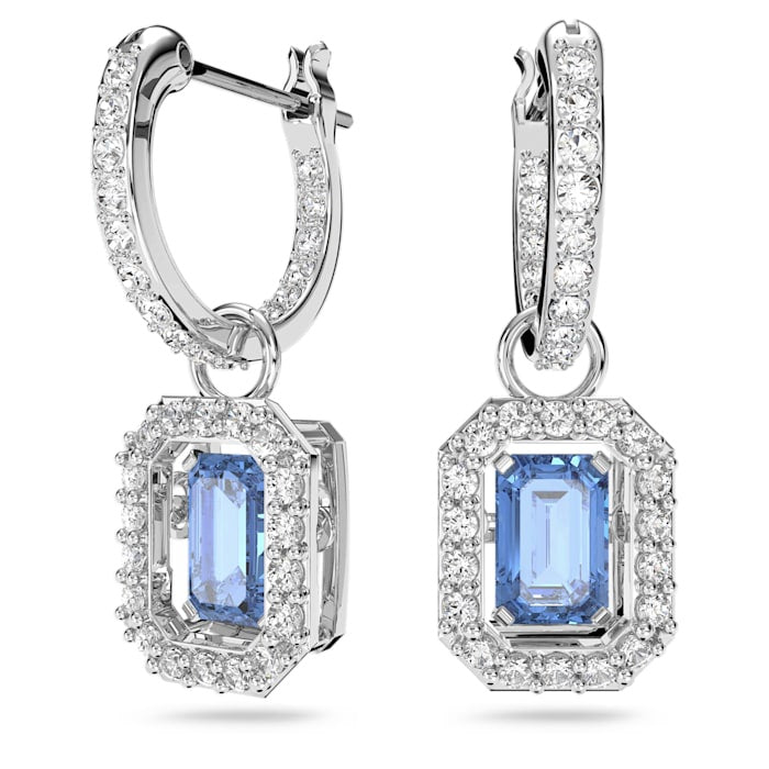 Swarovski Millenia Blue Rhodium Plated Earrings 5619500