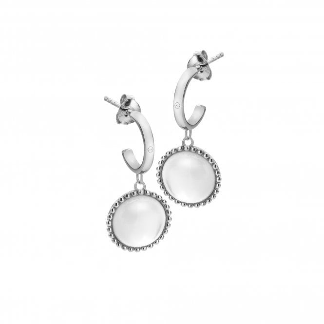 Hot Diamonds Mother of Pearl Circle Earrings DE740