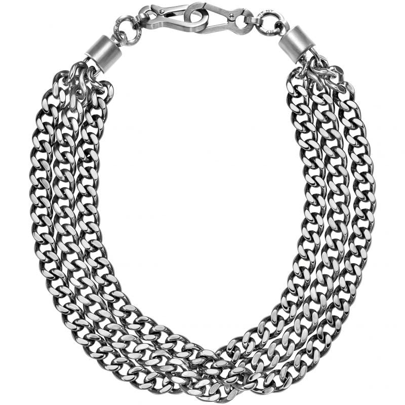 DKNY Triple Chain Chunky Necklace NJ2173040