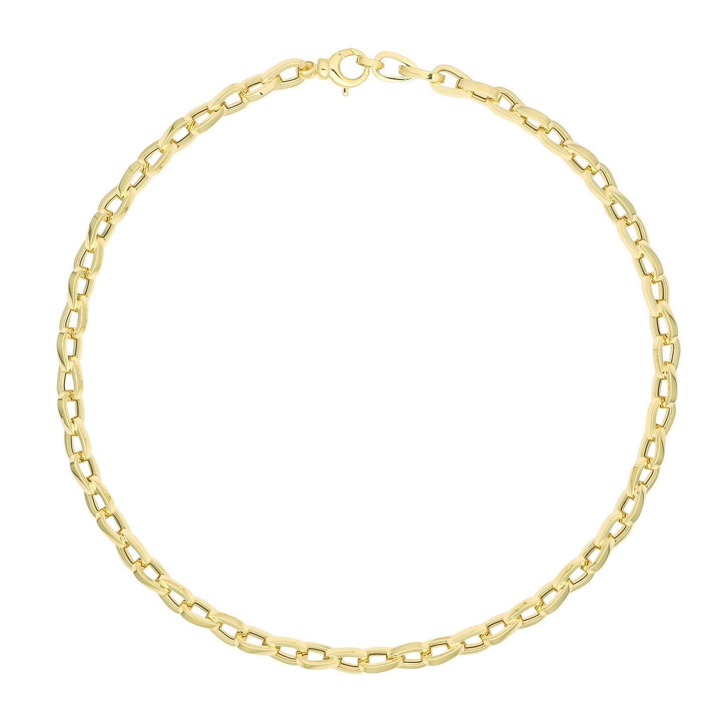 9ct Yellow Gold Ladies 18'' Fancy Necklet