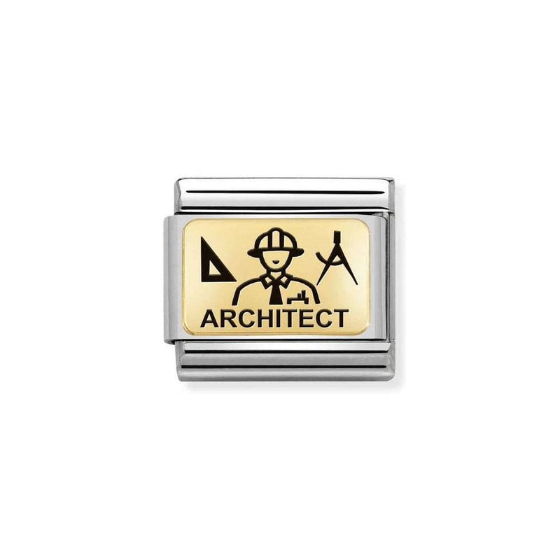 Nomination Gold Architect Charm 030166-20