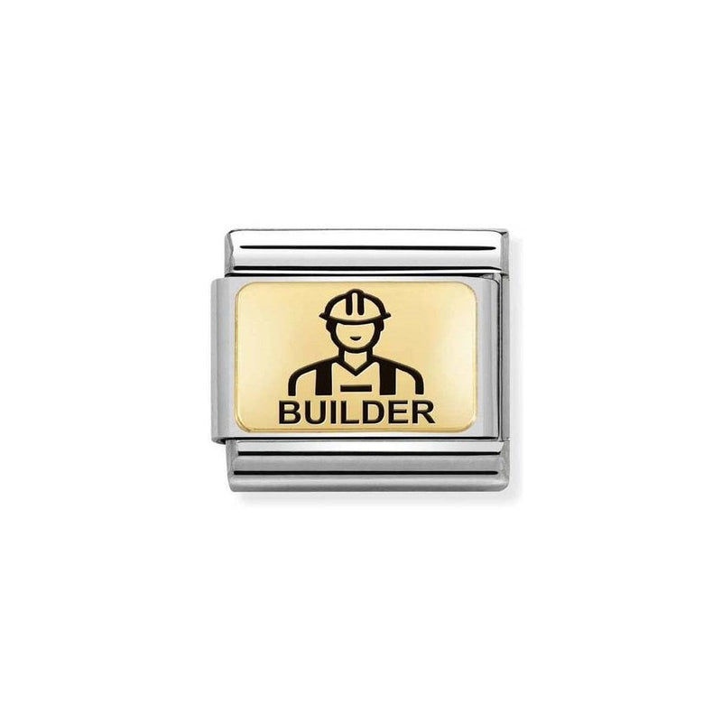 Nomination Gold Builder Charm 030166-30