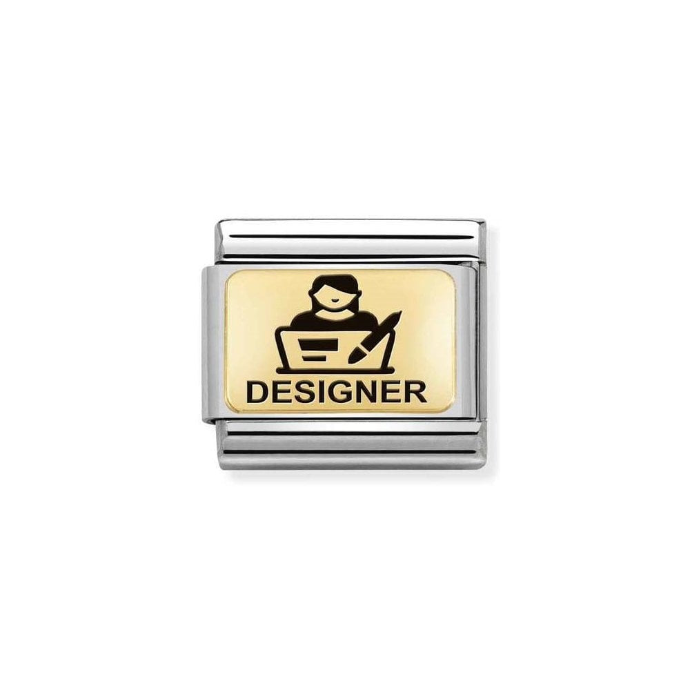 NOMINATION Gold Designer Charm 030166-09