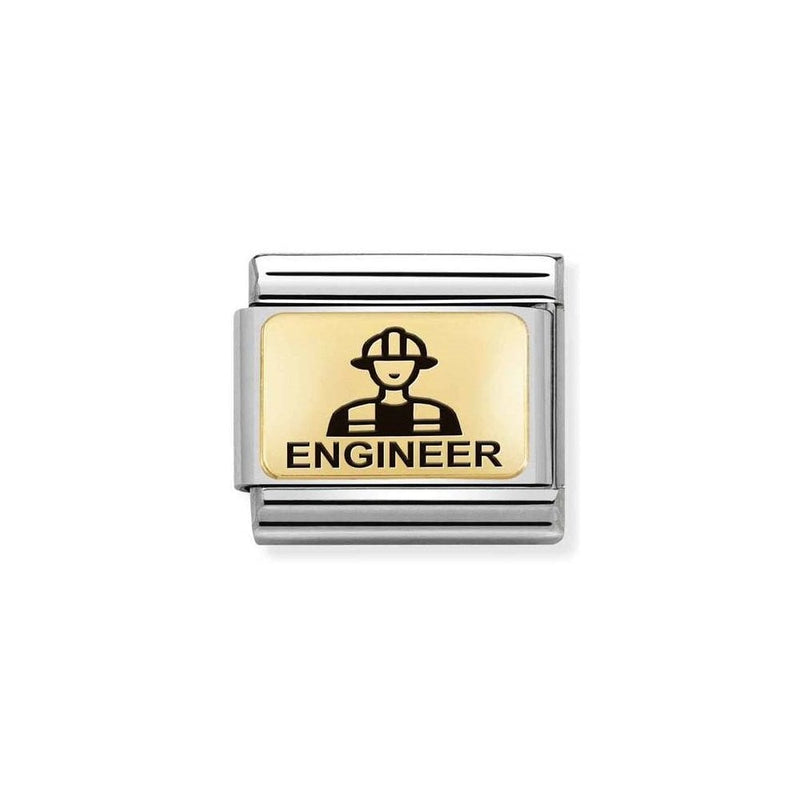 Nomination Gold Engineer Charm 030166-19