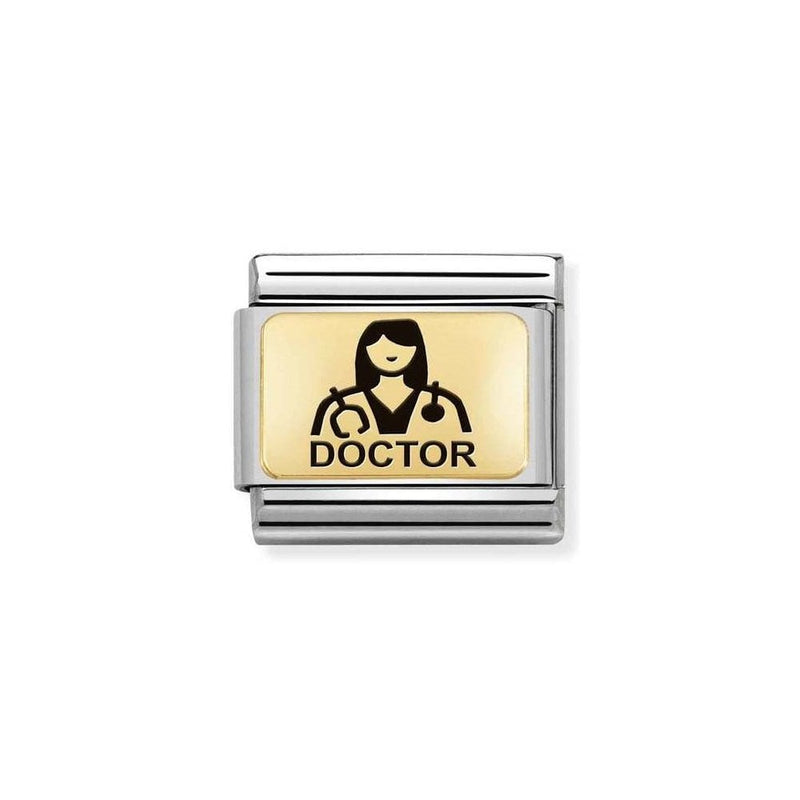 Nomination Gold Doctor (Her) Charm 030166-15