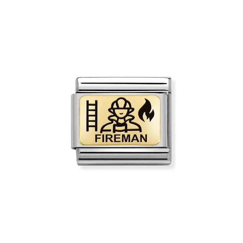 Nomination Gold Fireman Charm 030166-21