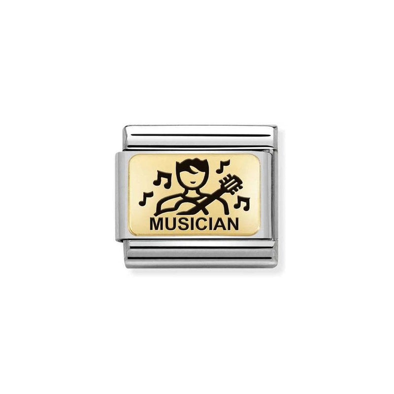 Nomination Gold Musician Charm 030166-11