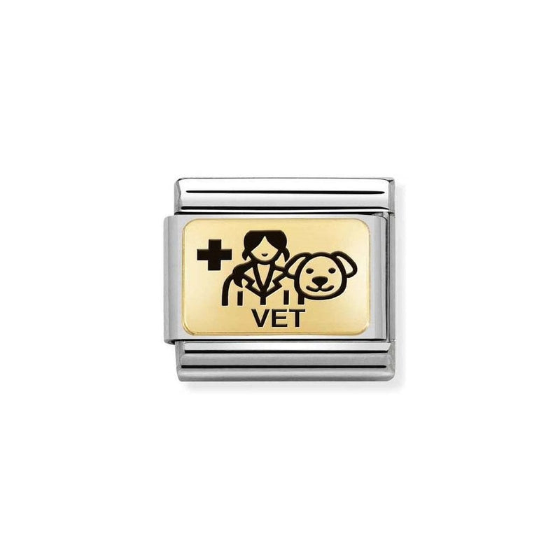 Nomination Gold Vet Charm 030166-18