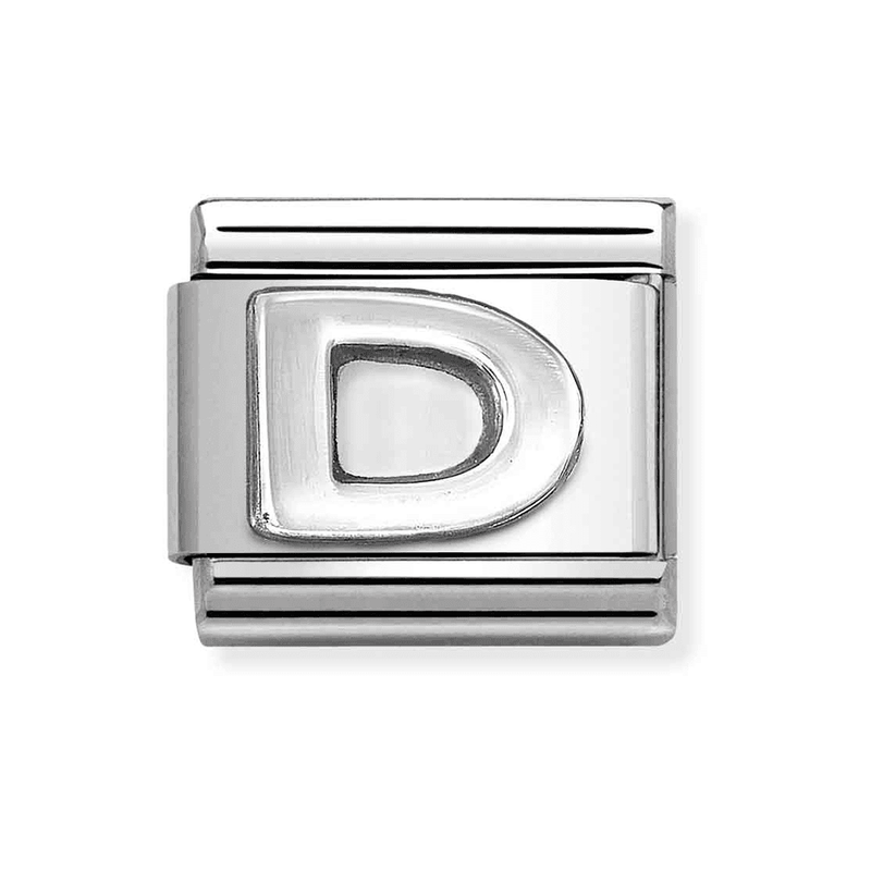 NOMINATION CLASSIC Silvershine Letter "D" Charm 330113/04