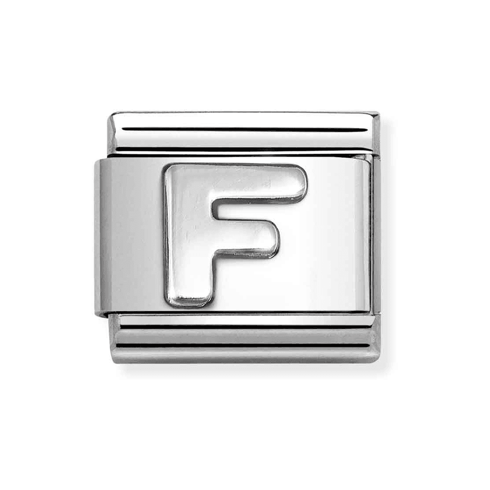 NOMINATION CLASSIC Silvershine Letter "F" Charm 330113/06