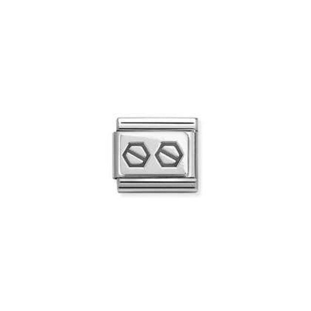 NOMINATION Two Hex Screws Charm 330102/62