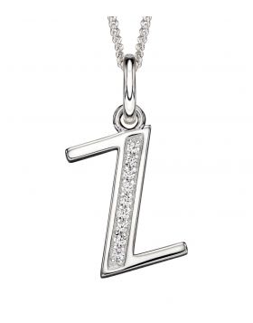 Z' Silver Initial Pendant