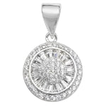 Round Cubic Zirconia Pendant