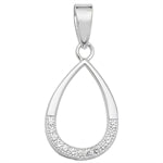 Cubic Zirconia Loop Pendant