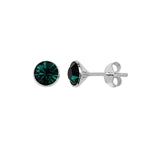 Cubic Zirconia Emerald Earrings