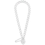 Silver Heart Charm Bracelet