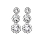 Cubic Zirconia Drop Earrings