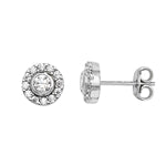 Multi Cubic Zirconia stud Earrings