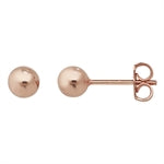 Rose 5mm Ball Earrings