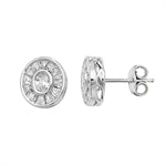 Cubic Zirconia stud Earrings - CZ