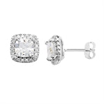 Silver Cubic Zirconia Earrings
