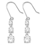 Cubic Zirconia Drop Earrings