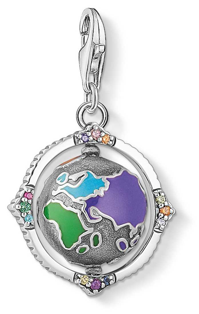 Thomas Sabo Colourful Enamel Globe Charm 1766-845-7