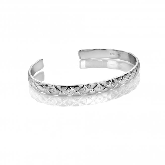 Hot Diamonds Quilted Bangle DC180