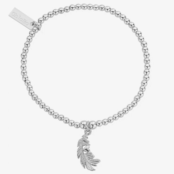 ChloBo Cute Charm Heart In Feather Bracelet SBCC596