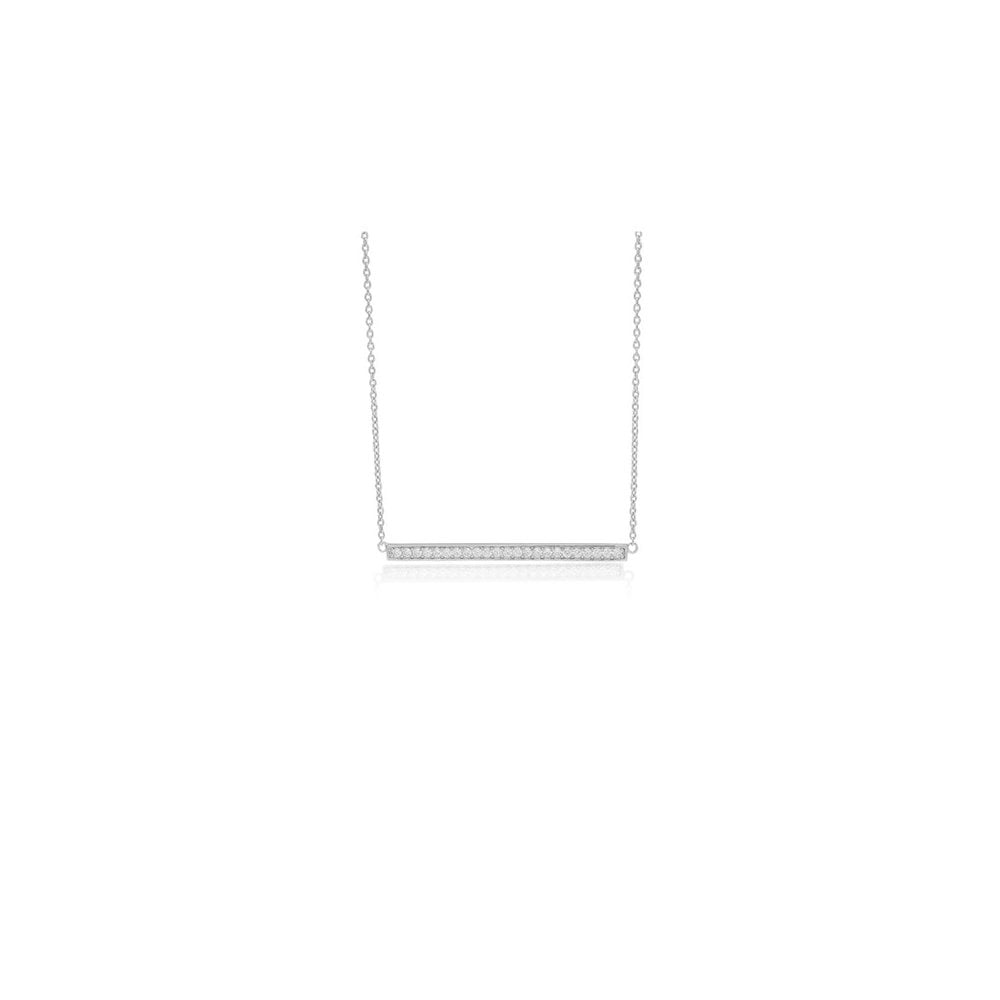 Sif Jakobs Simeri Grande Necklace Silver/Zirconia SJ-C1013-CZ