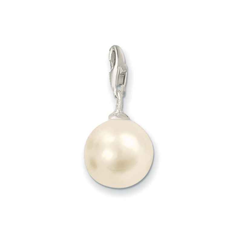 Thomas Sabo White Pearl Charm 0082-028-14