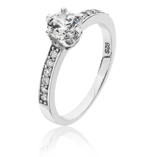 Silver CZ Ring