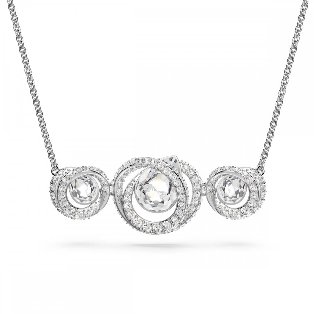 Swarovski Rhodium Plated Generation Necklace 5636587