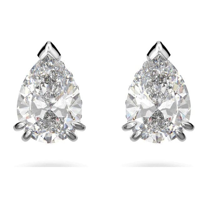 Swarovski Rhodium plated Millenia Pear Cut White Earrings 5636713