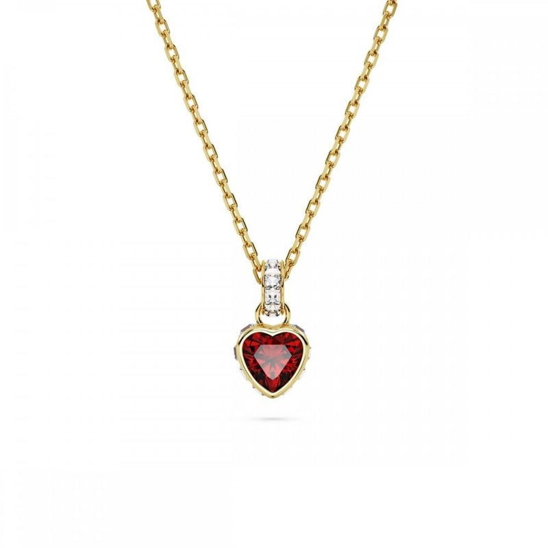 SWAROVSKI Stilla Gold-Tone Plated Red Heart Pendant 5648750