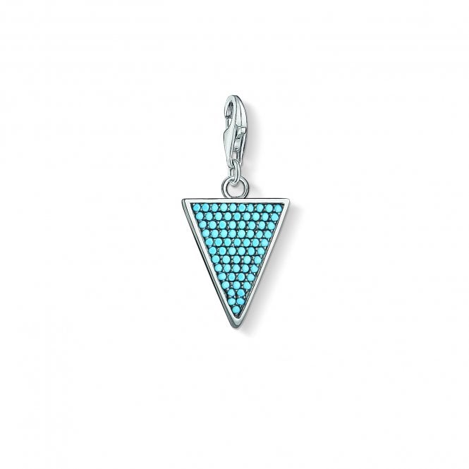 Thomas Sabo Charm Pendant Triangle Turquoise 1579-667-17