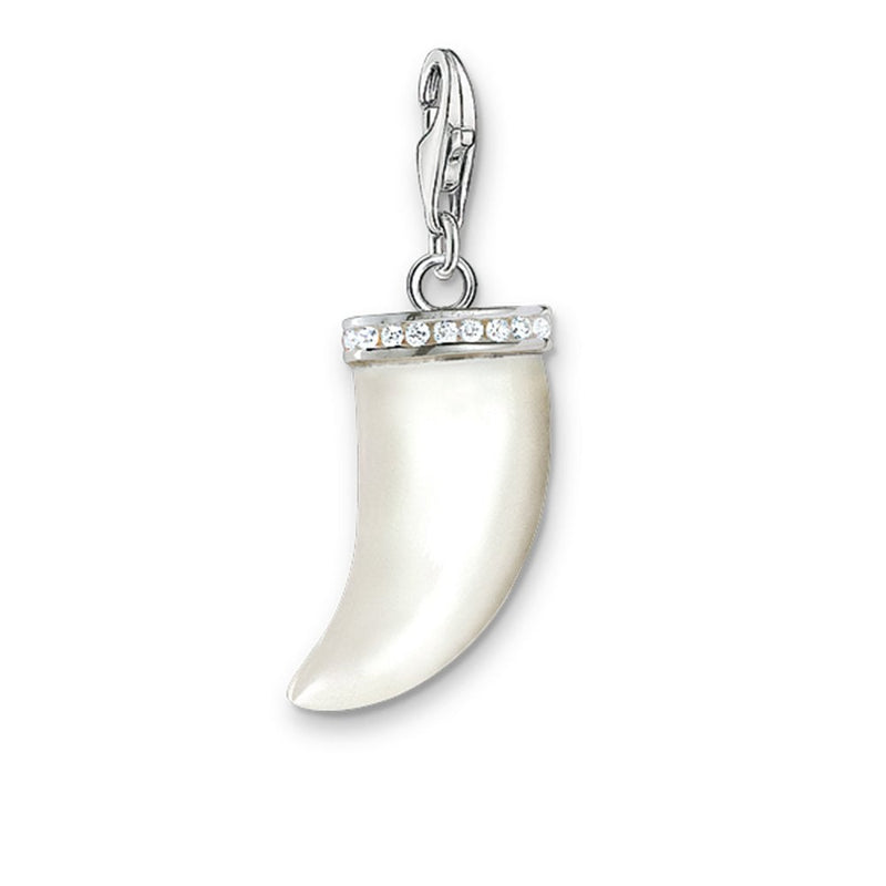 Thomas Sabo Mother of Pearl Tooth Charm 0069-030-14