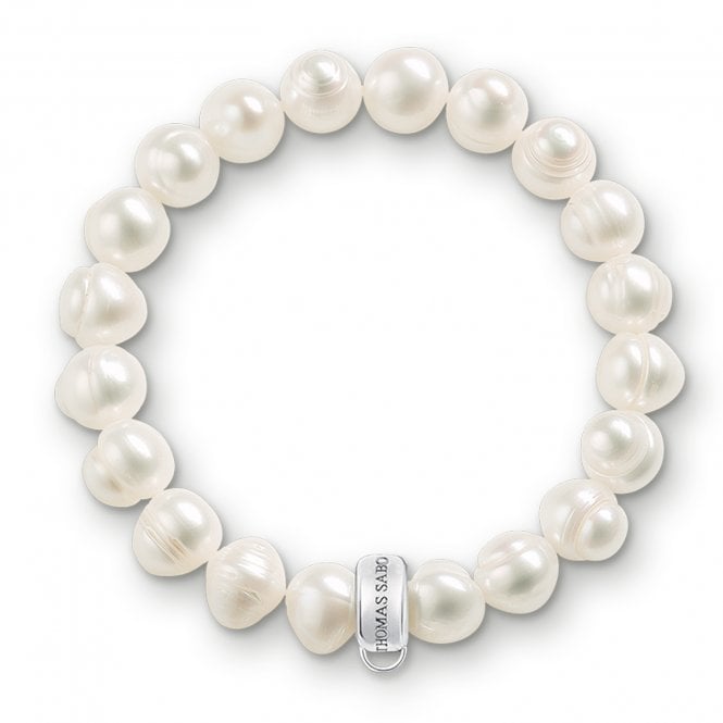 Thomas Sabo Charm Club Pearl Charm Bracelet X0041-082-14-XL