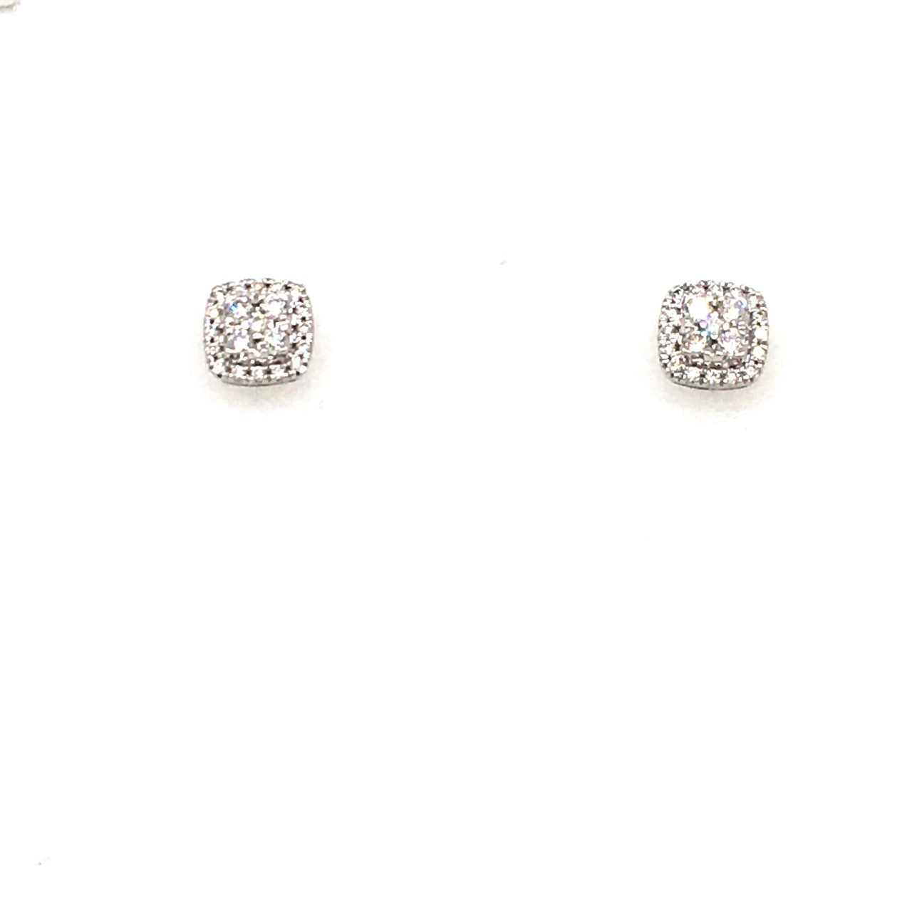 9ct Gold Diamond Earrings