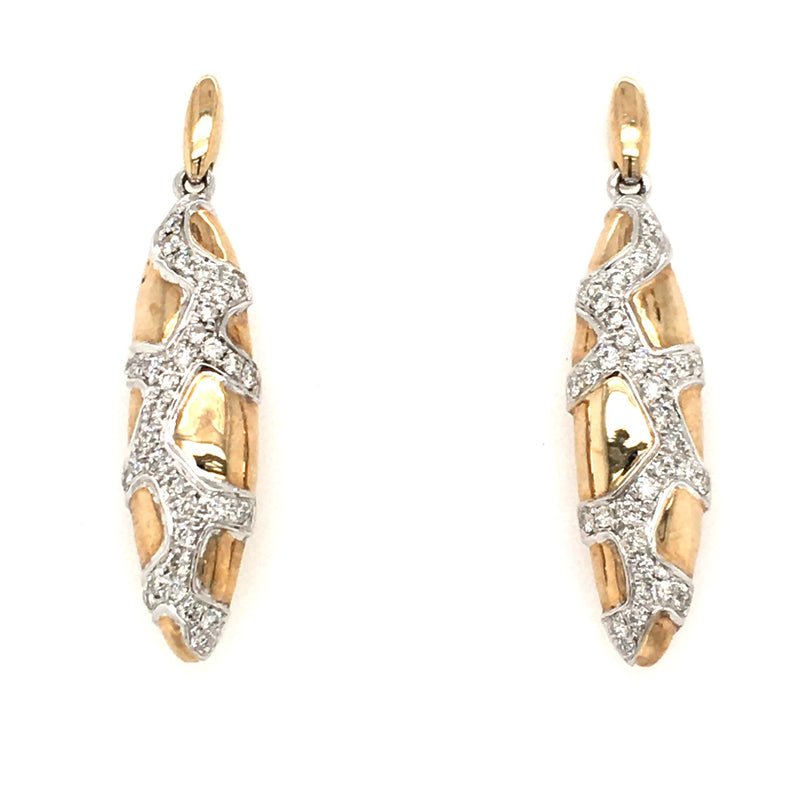 9ct Gold Diamond Earrings 12446505