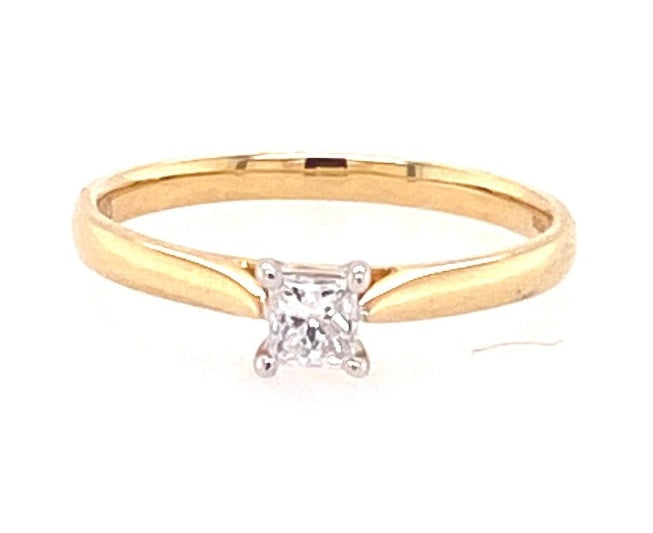 18ct Gold Diamond Solitaire Ring 58182