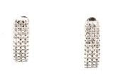 9ct White Gold Diamond Earrings - White Gold