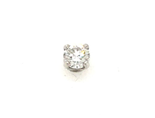 18ct Gold Solitaire Diamond Earring OR508