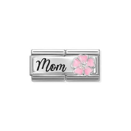 NOMINATION Mom with Flower Double Charm 330734-20