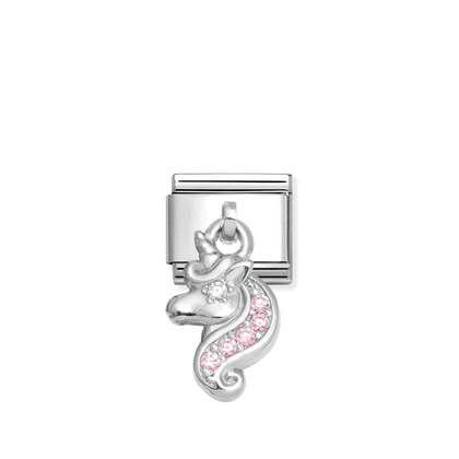 NOMINATION Pink Unicorn Charm 331800/36