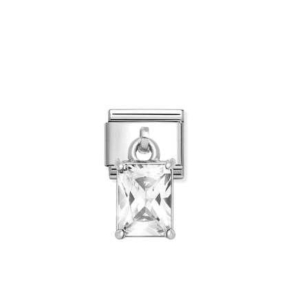 NOMINATION White Baguette CZ Charm 331812/11