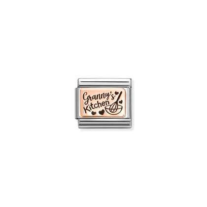 NOMINATION Rose Gold Granny's Kitchen Charm 430111-27