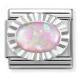 Nomination Silver Diamond Oval Pink Opal 330507/38