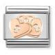 NOMINATION Rose Gold Padlocks Heart 430104/39