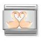 NOMINATION Rose Gold Swans 430104/40